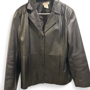 Worthington Dark Brown Leather Jacket